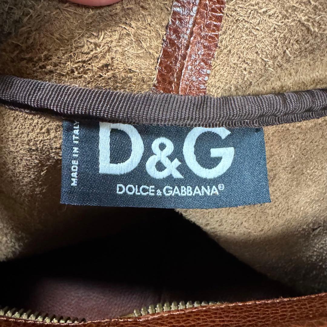 D&G ドルチェ＆ガッバーナ レザー ボストンバッグ Y2K アーカイブ 正規品