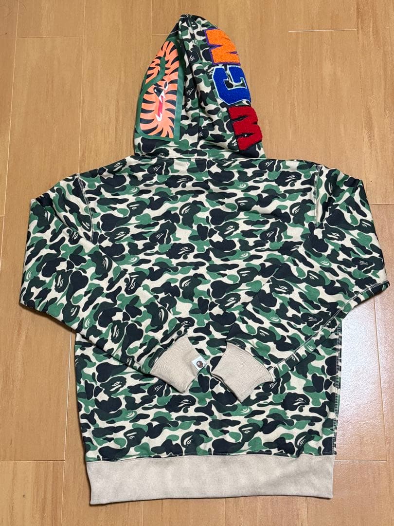 ★激レア★ APE abc camo green シャークパー カーLパーカー