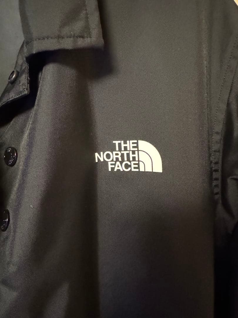 【美品・M】THE NORTH FACE ブラックナイロン コーチジャケット