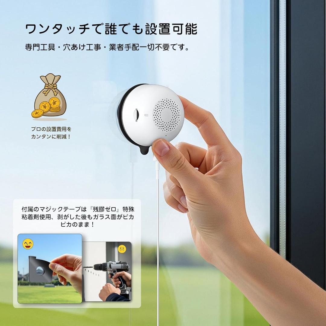 眩光対策 F1.0大口径レンズ搭載 2窓カメラ 防犯カメラ ワイヤレス 室内