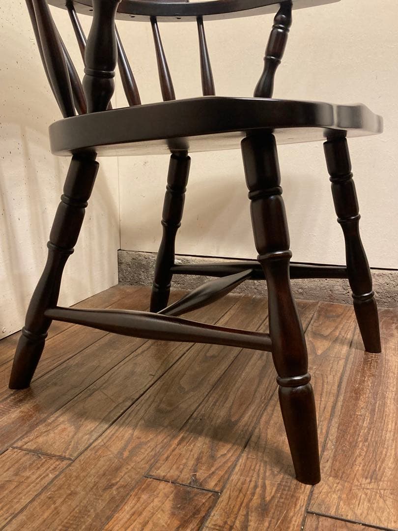 北海道民芸 無垢材 キャプテンチェア ウィンザーアームチェア 民藝 アンティーク