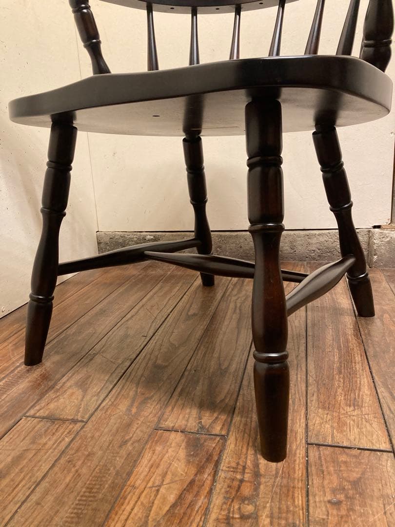 北海道民芸 無垢材 キャプテンチェア ウィンザーアームチェア 民藝 アンティーク