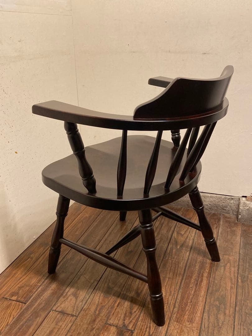 北海道民芸 無垢材 キャプテンチェア ウィンザーアームチェア 民藝 アンティーク