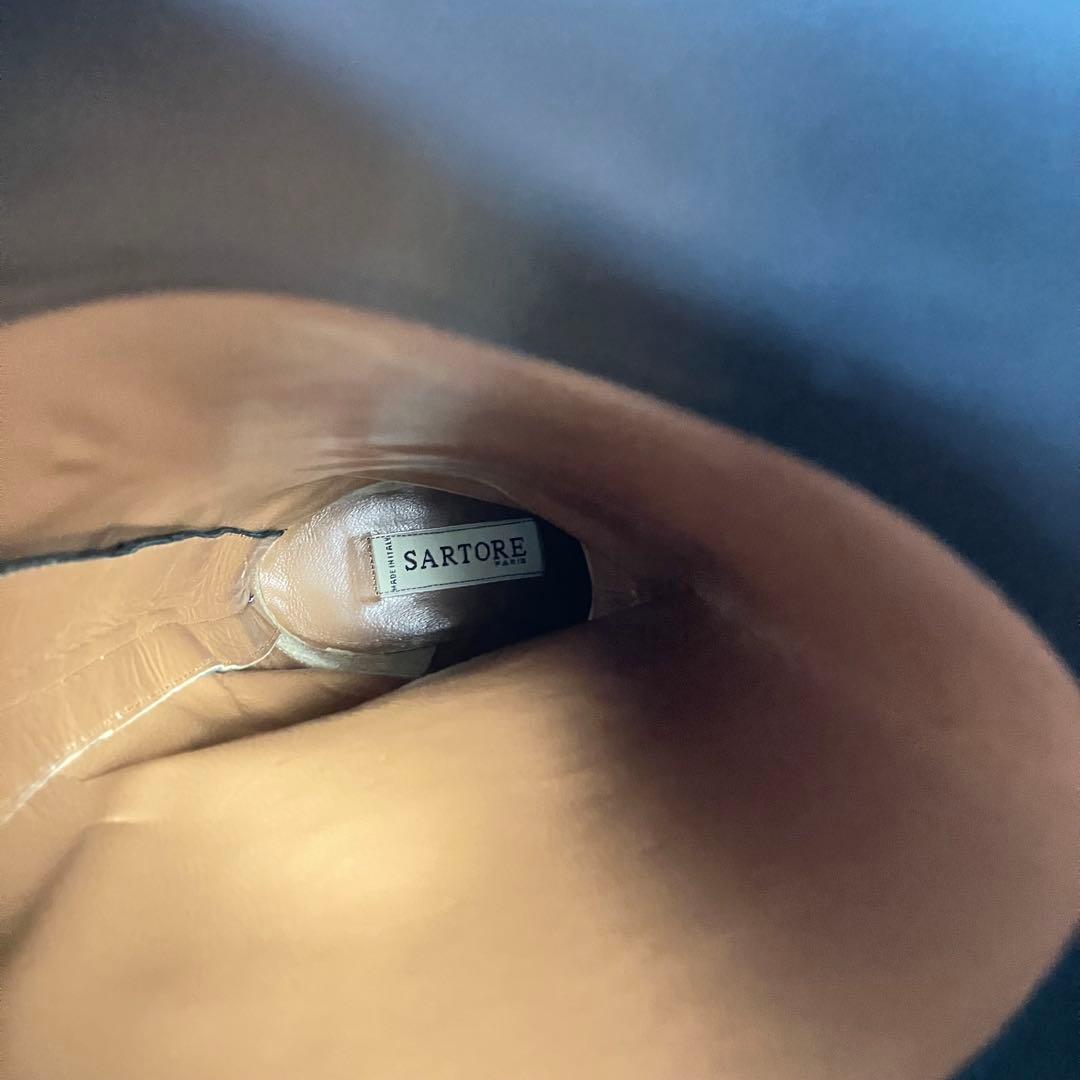 美品✨早い者勝ち!SARTORE ジョッキーブーツ バックジップ 24.5cm
