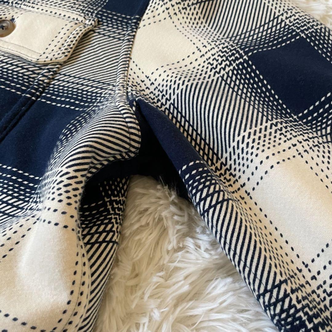 美品 RALPH LAUREN ラルフローレン 裏ボア チェック ジャケット M