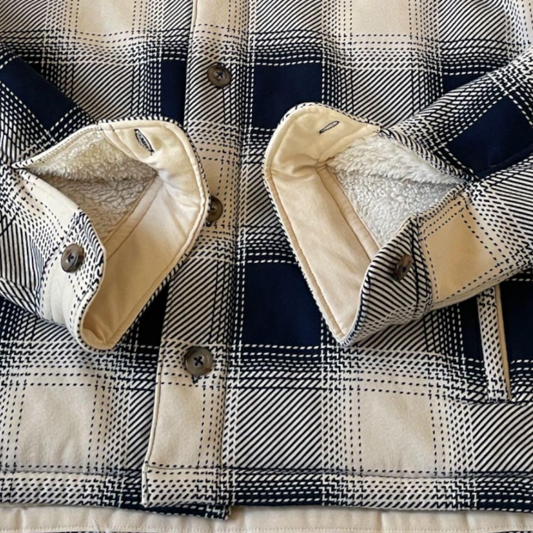 美品 RALPH LAUREN ラルフローレン 裏ボア チェック ジャケット M