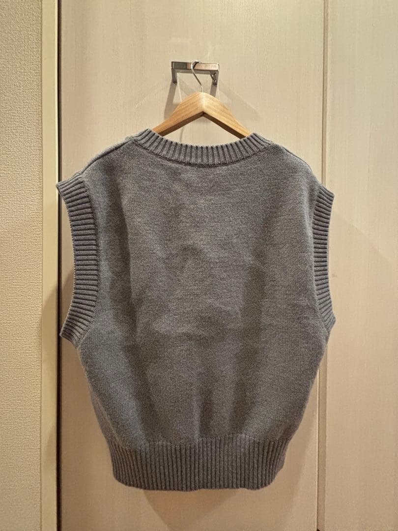 ami paris グレー ニットベスト