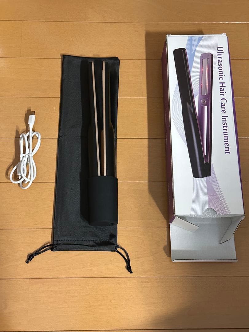 DELUXI 超音波トリートメントアイロン【開封済み未使用】