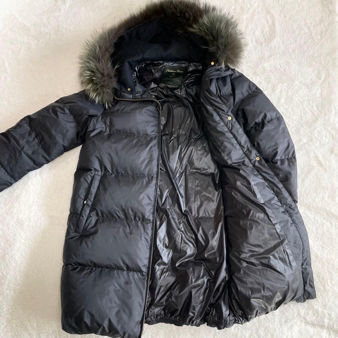 ✨️近年モデル✨ナノユニバース ダウンコート 西川ダウン ファー 2way 黒