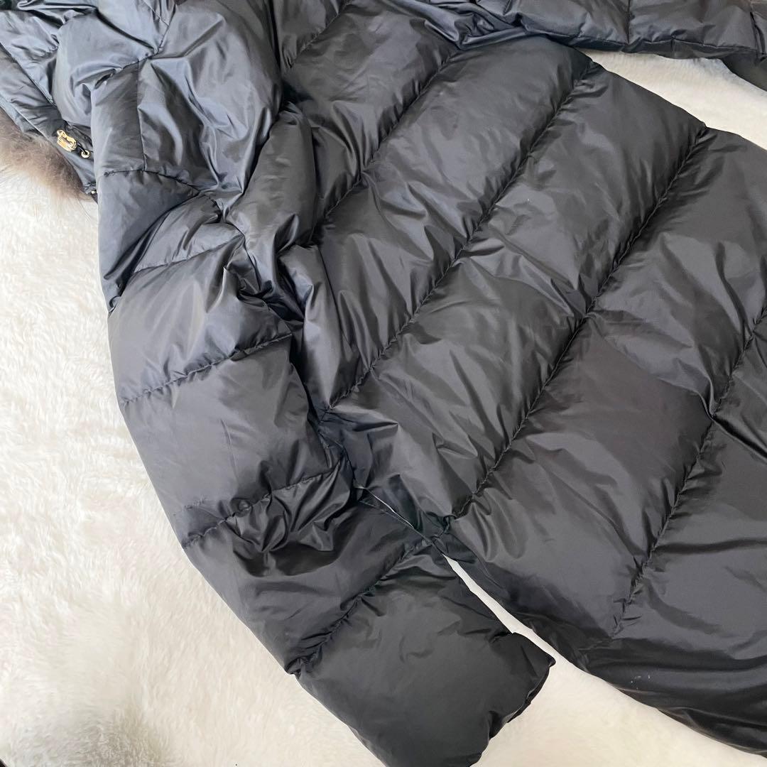 ✨️近年モデル✨ナノユニバース ダウンコート 西川ダウン ファー 2way 黒