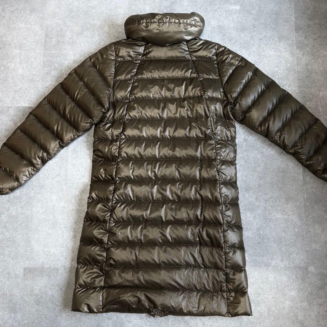 【美品】Marmot マーモット ロング ダウンコート レディース L カーキ
