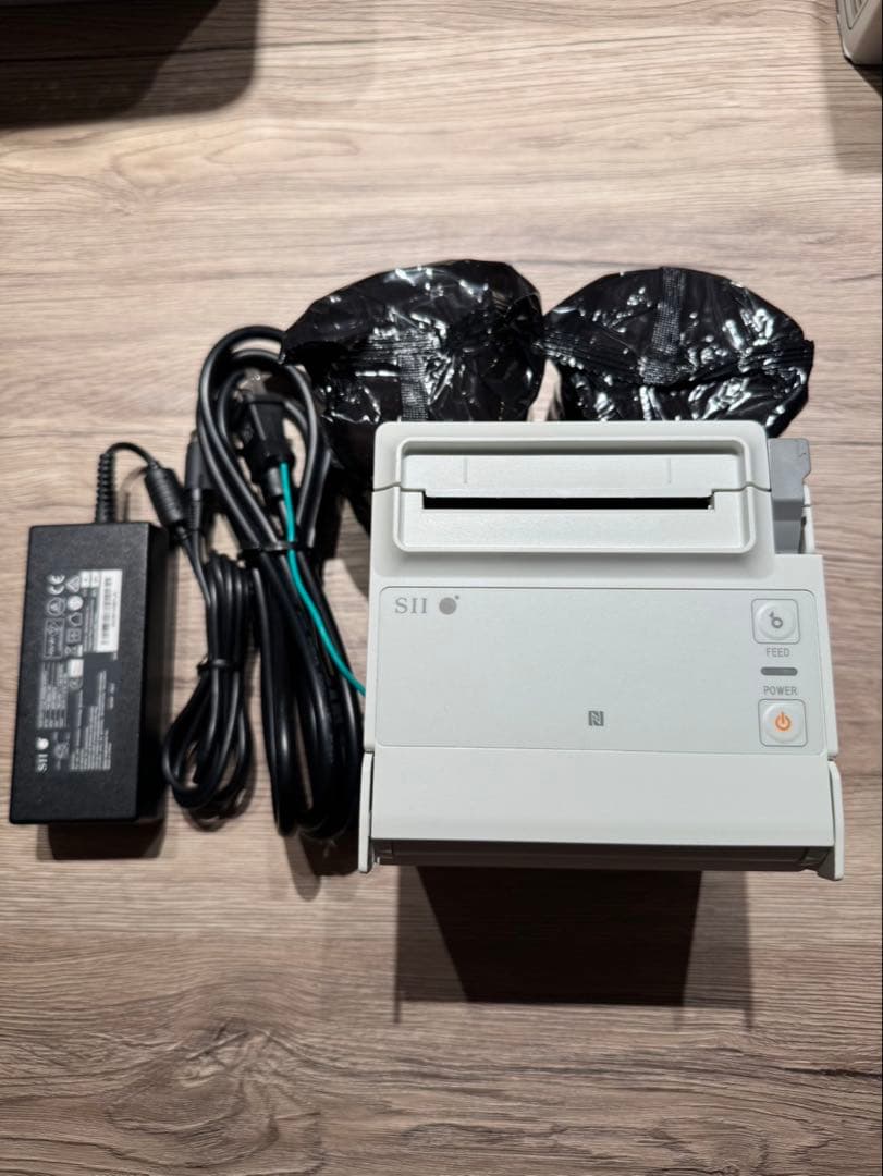 SII レシートプリンター ホワイト(レシート付き)