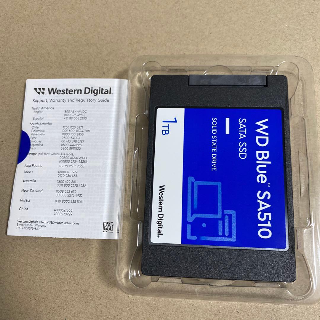 chappy WD Blue SA510 1TB SSD ほぼ新品