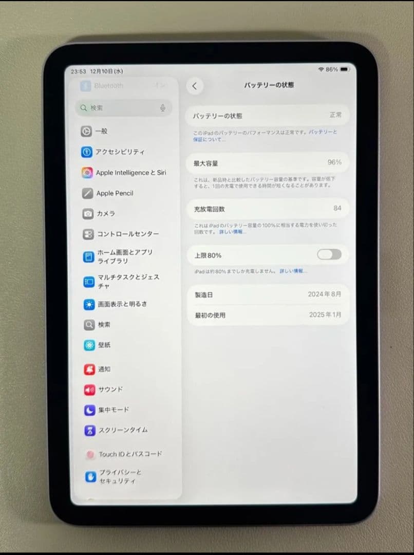iPad mini A17Pro 第7世代 128GB Wi-Fi 訳あり