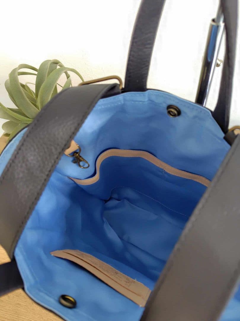 ミナペルホネン/tambourineタンバリンチャコール/A４サイズリュック