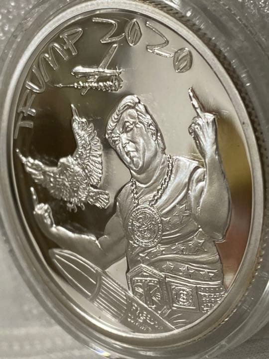 2020　トランプ大統領　シルバーラウンド　1オンス　メダル　　銀貨