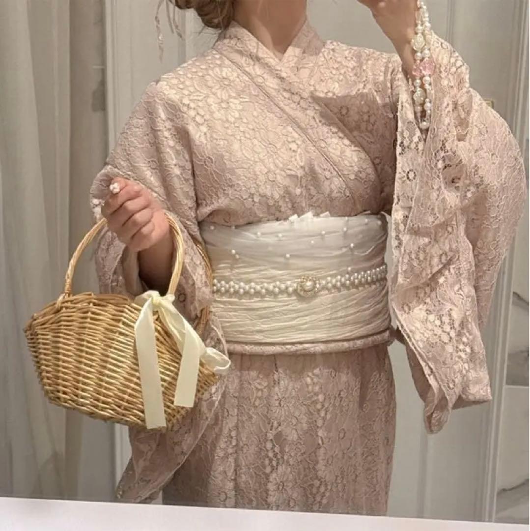 3点セット2Wayレースフリルセパレート浴衣　GRL グレイル　レギュラー