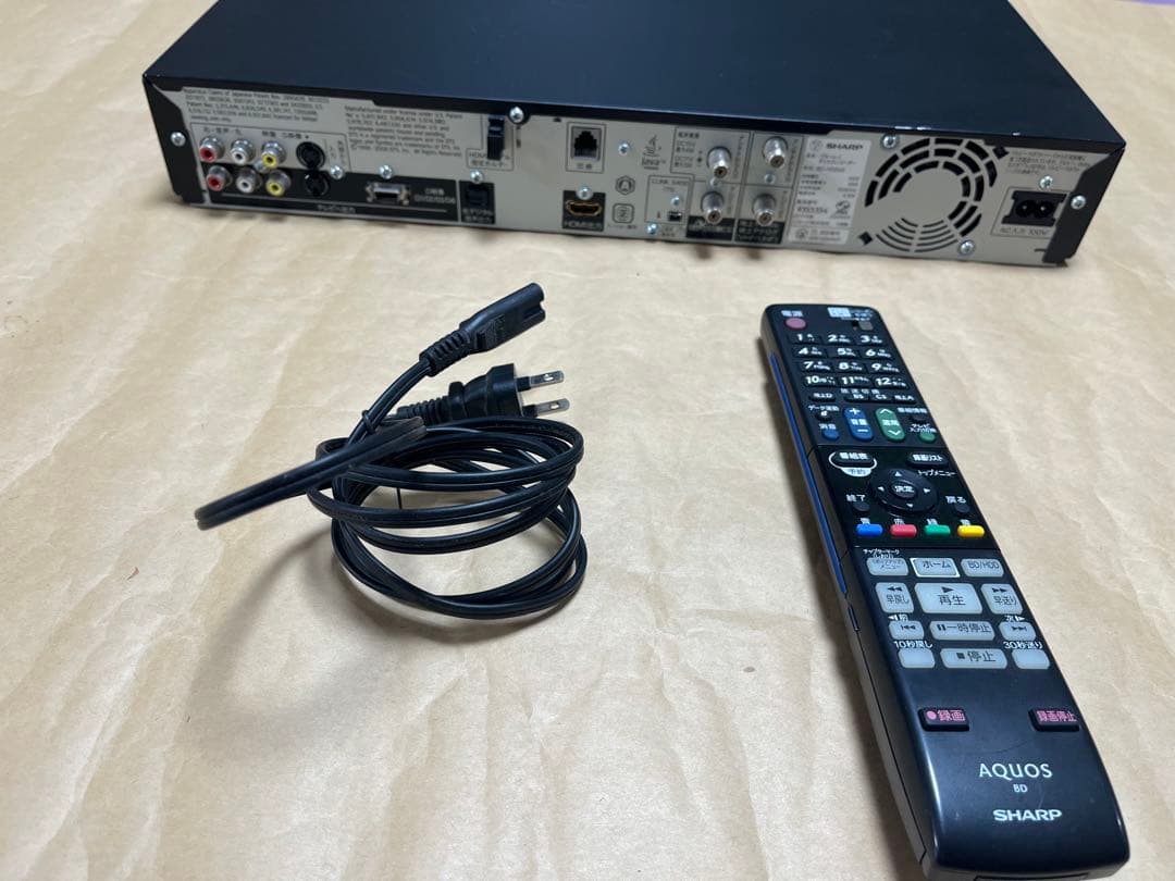 シャープブルーレイプレイヤー350GB