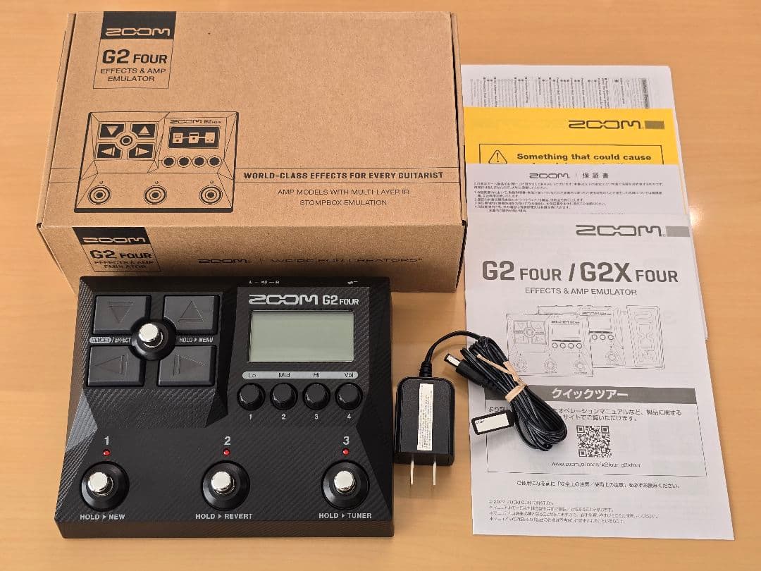 ZOOM ズーム G2 FOUR ギターマルチエフェクター IR搭載