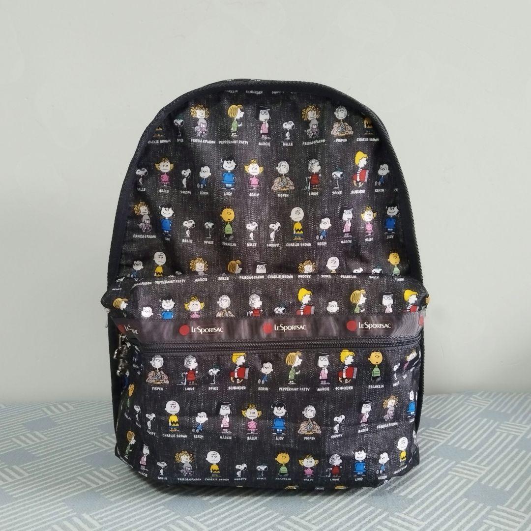 レスポートサック スヌーピー ピーナッツ グレー リュック バックパック