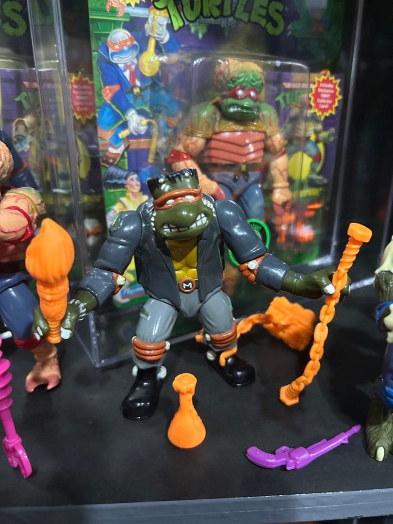 ミュータントタートルズ　ユニバーサルモンスターズ3点セット　完品　美品フィギュア