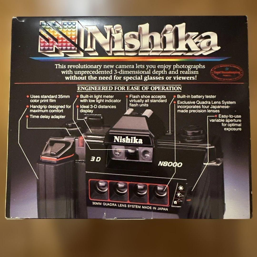 フィルムカメラ Nishika N8000 35mm 3-D CAMERA
