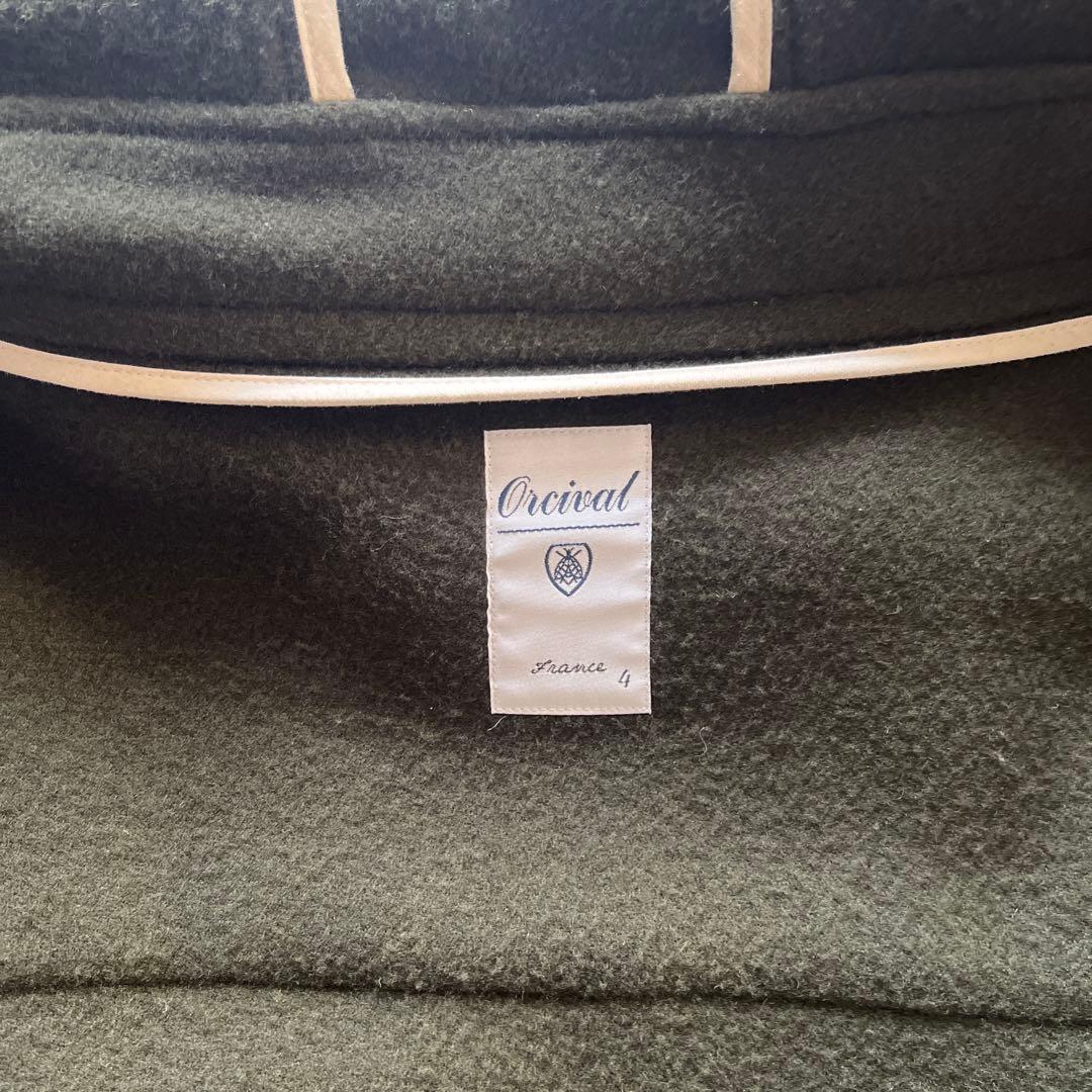 オーチバル ダッフルコート オリーブグリーン 4