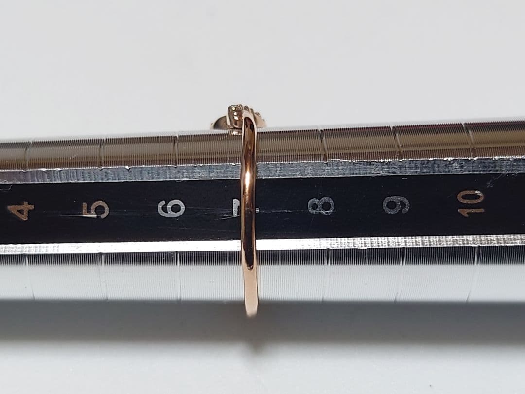 4℃ EAUDOUCE オデュース K10 ツイストデザインリング