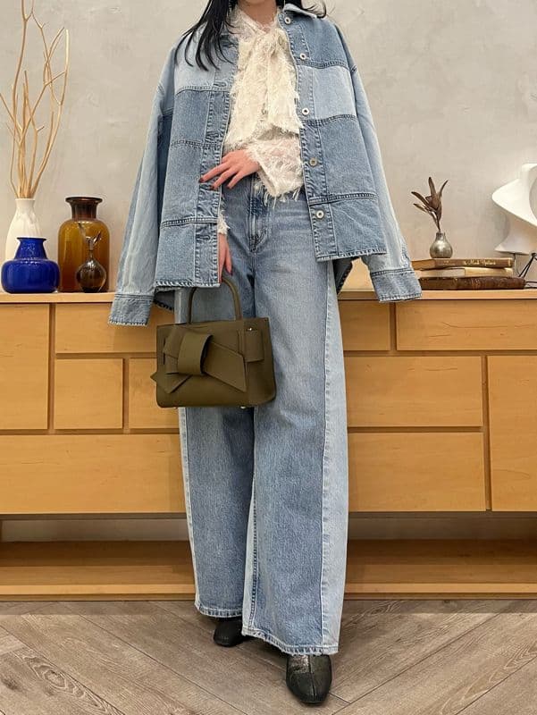 フレイアイディー【upper hights】THE TIBBYデニムパンツ