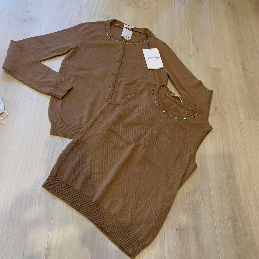 VALENTINO スタッズ付きカーディガン・アンサンブルセット 07