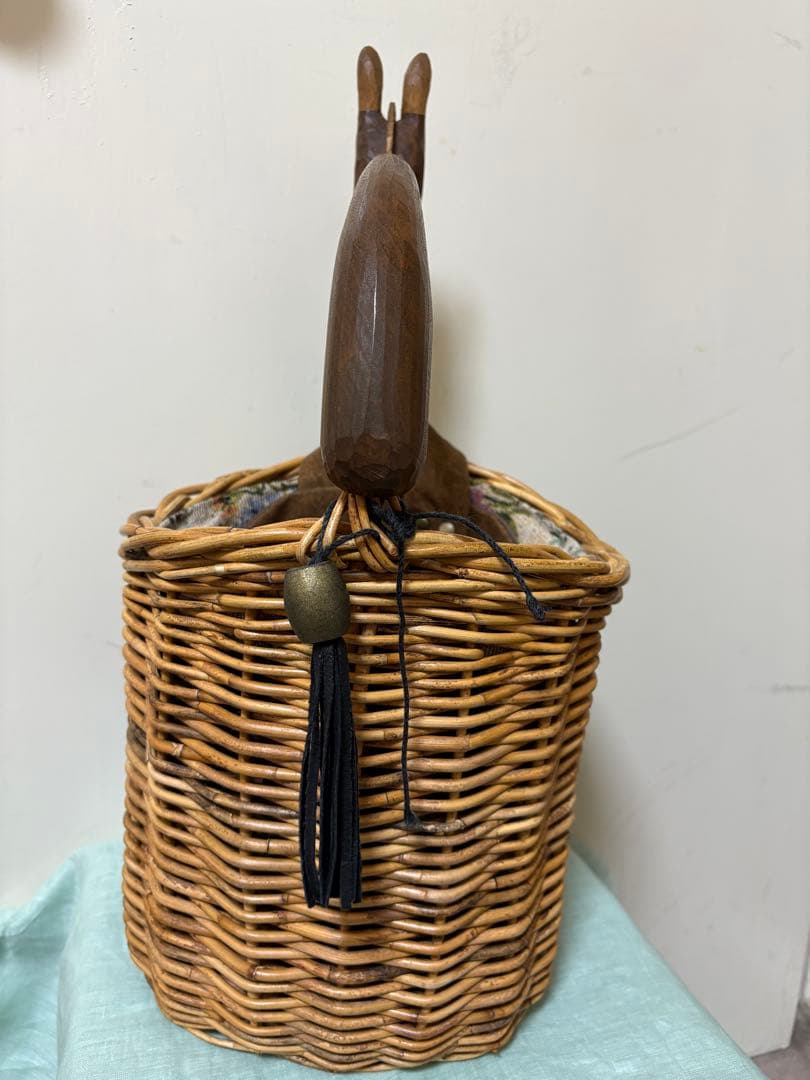 KIYATA バスケット　馬　キヤタ　カゴ　バッグ