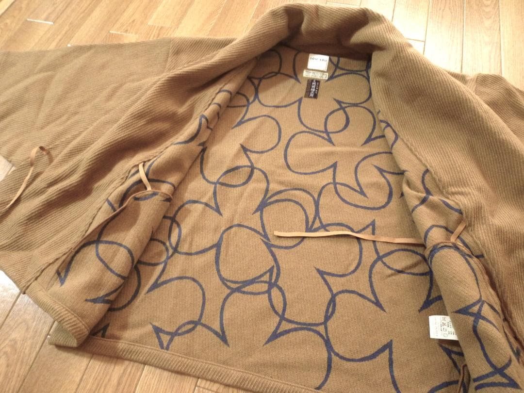 ソウソウ SOU・SOU 岡田縫工所☆ウール カシミヤ 羽織 キルトピン☆Ｆ