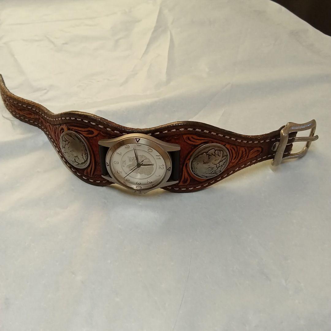 KC,s ケイシイズ　時計　ウォッチブレス　　クラフト　牛皮革腕時計