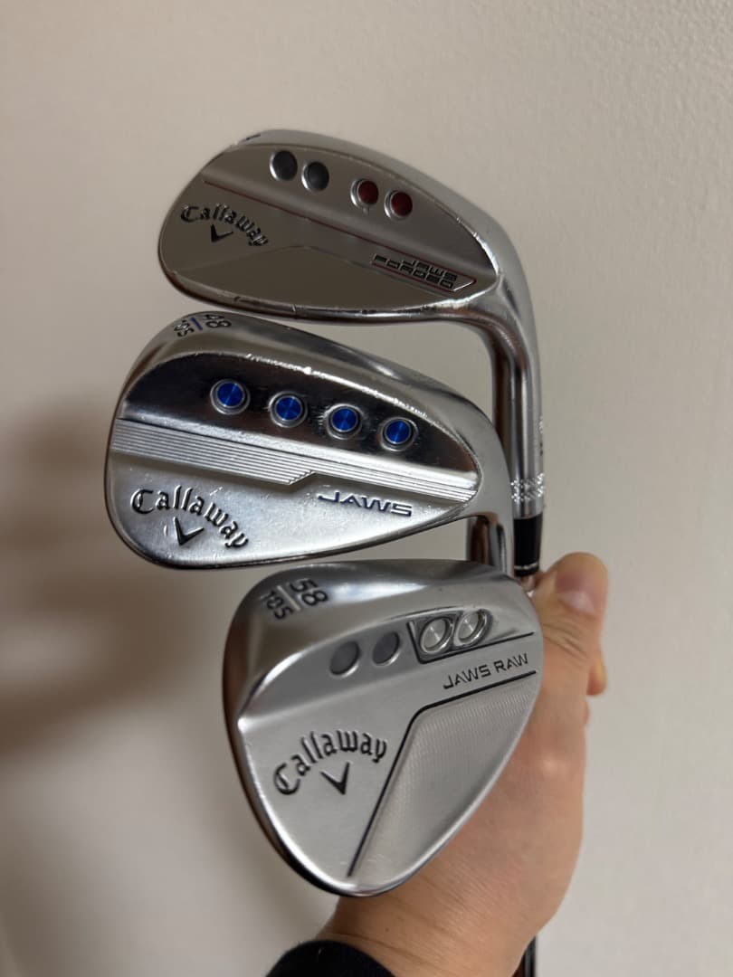 Callaway Jaws ウェッジ 3本 48/54/58