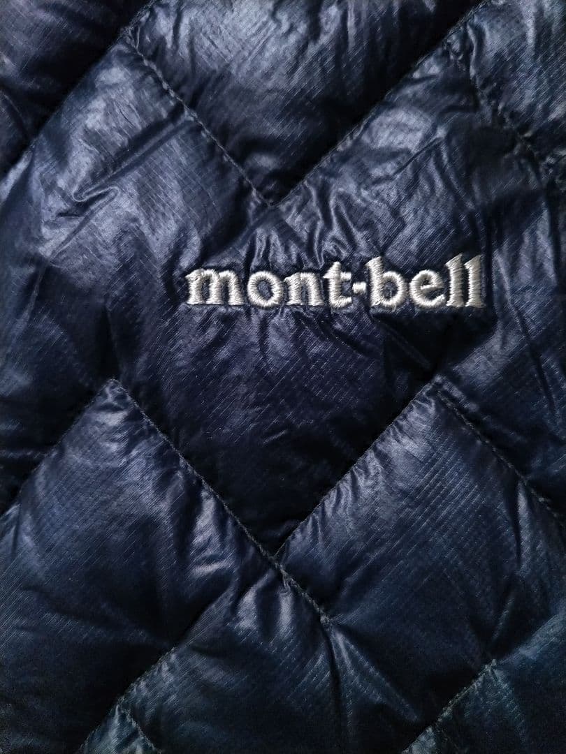 モンベル　プラズマ1000 ダウンジャケット　濃紺　ネイビー　EXダウン