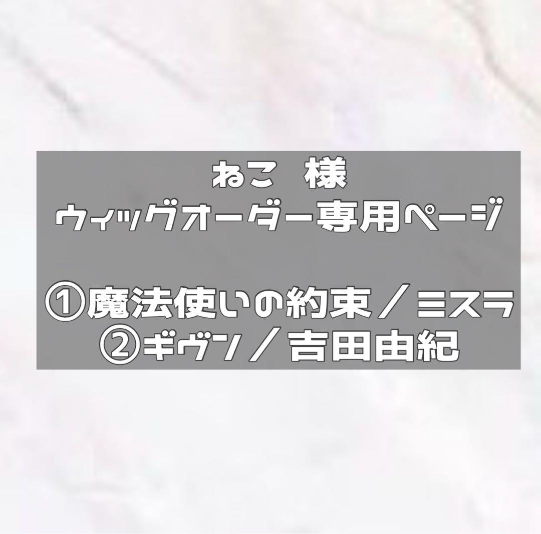 納期2/5　ウィッグオーダー2点