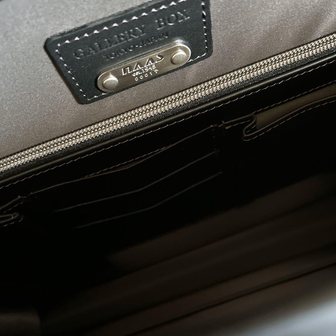 タグ付未使用 希少 山羊革 シボ革 ダレスバッグ ブラック ナース鞄工 黒