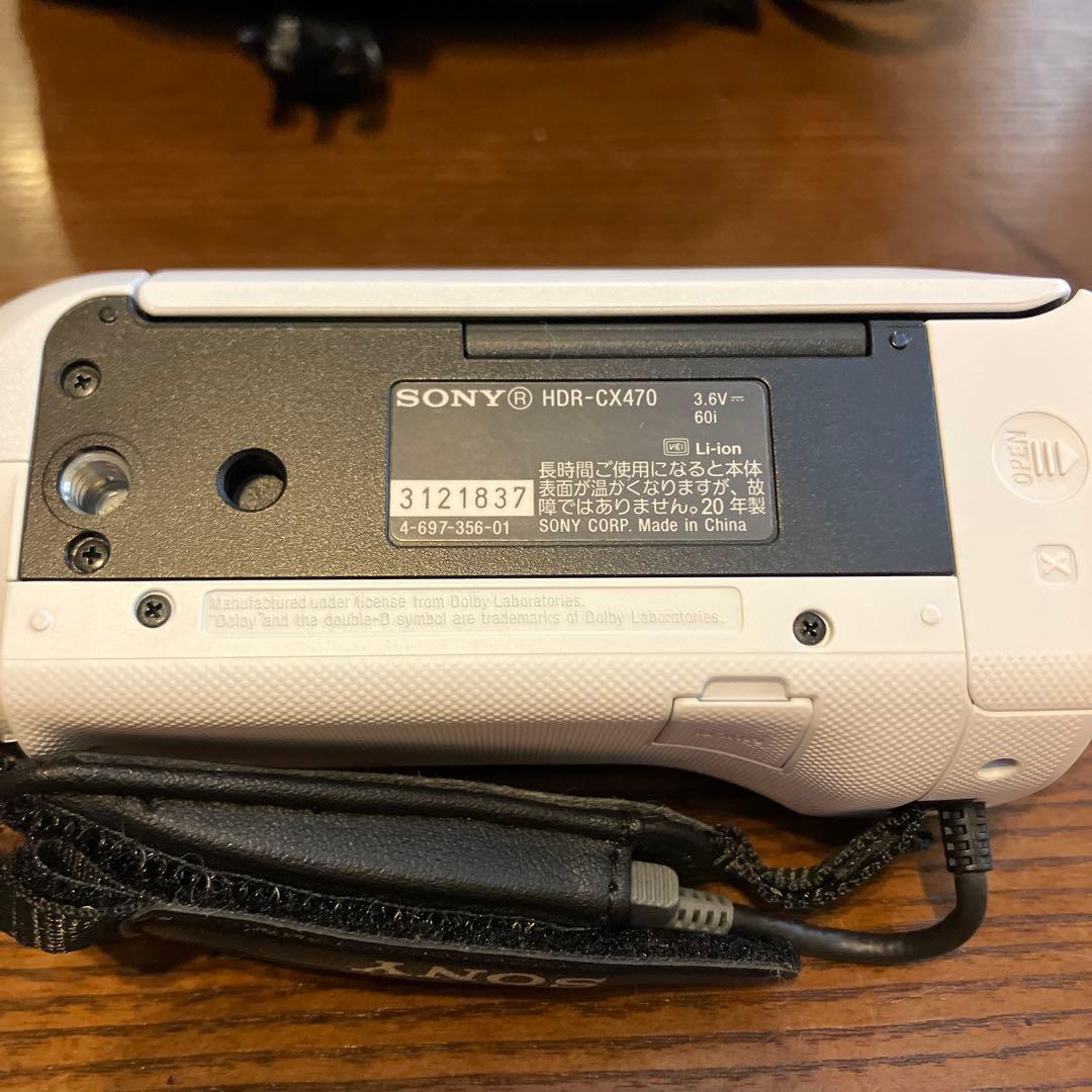 SONY HDR-CX470 ビデオカメラ　ケース　メモリカード　ソニー