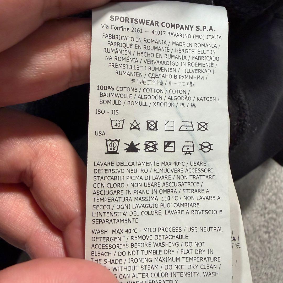 ストーンアイランド　フーディパーカー　ブラック　M 711562820