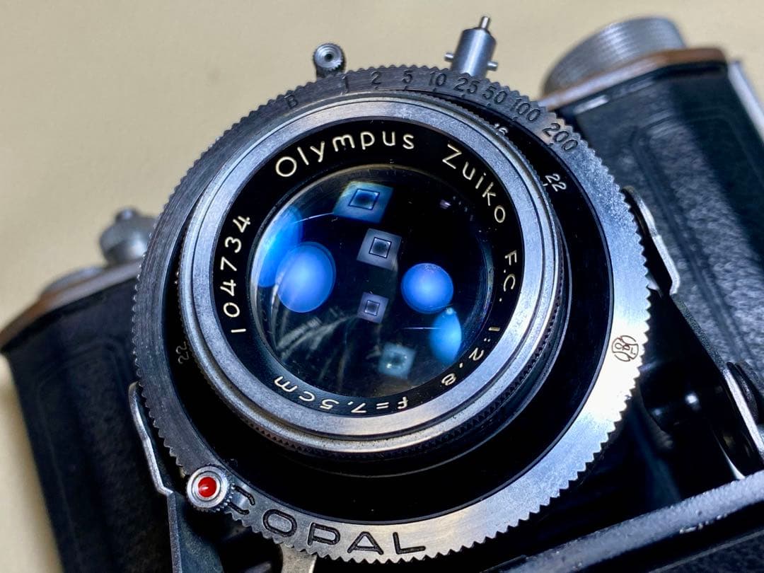 Olympus six 大口径f2.8搭載モデル　中判 蛇腹カメラ
