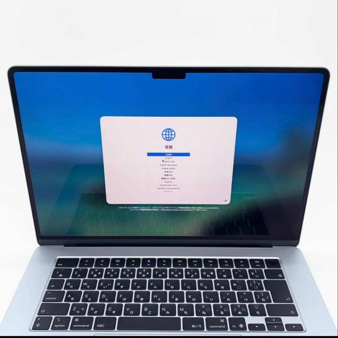 MacBook Air M4 15イン 512GB アイスブルー定価25万円