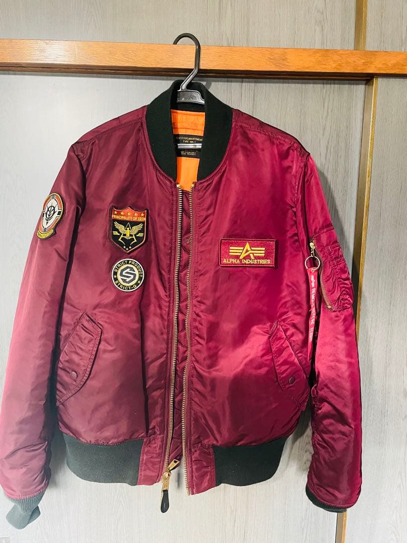 STRICT-G×ALPHA MA-1FLIGHTJACKET シャアジャケット