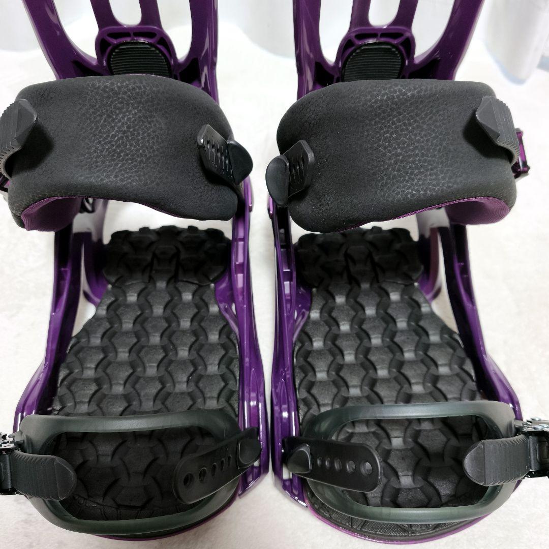 SALOMON rhythm パープル スノーボードビンディング　Mサイズ