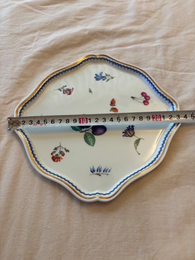 リチャードジノリフルーツシリーズスクエアプレート６枚セット23センチ