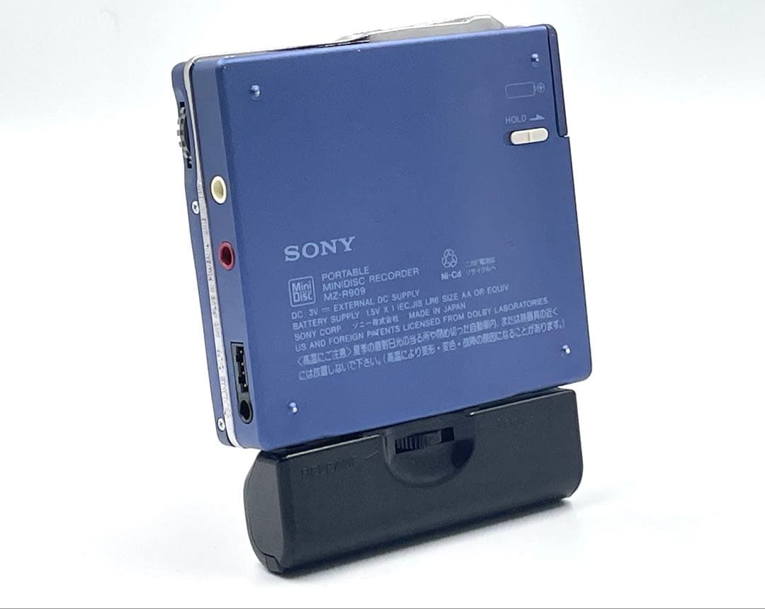 録音再生OK 外観美品　SONY MZ-R909 Walkman MDレコーダー