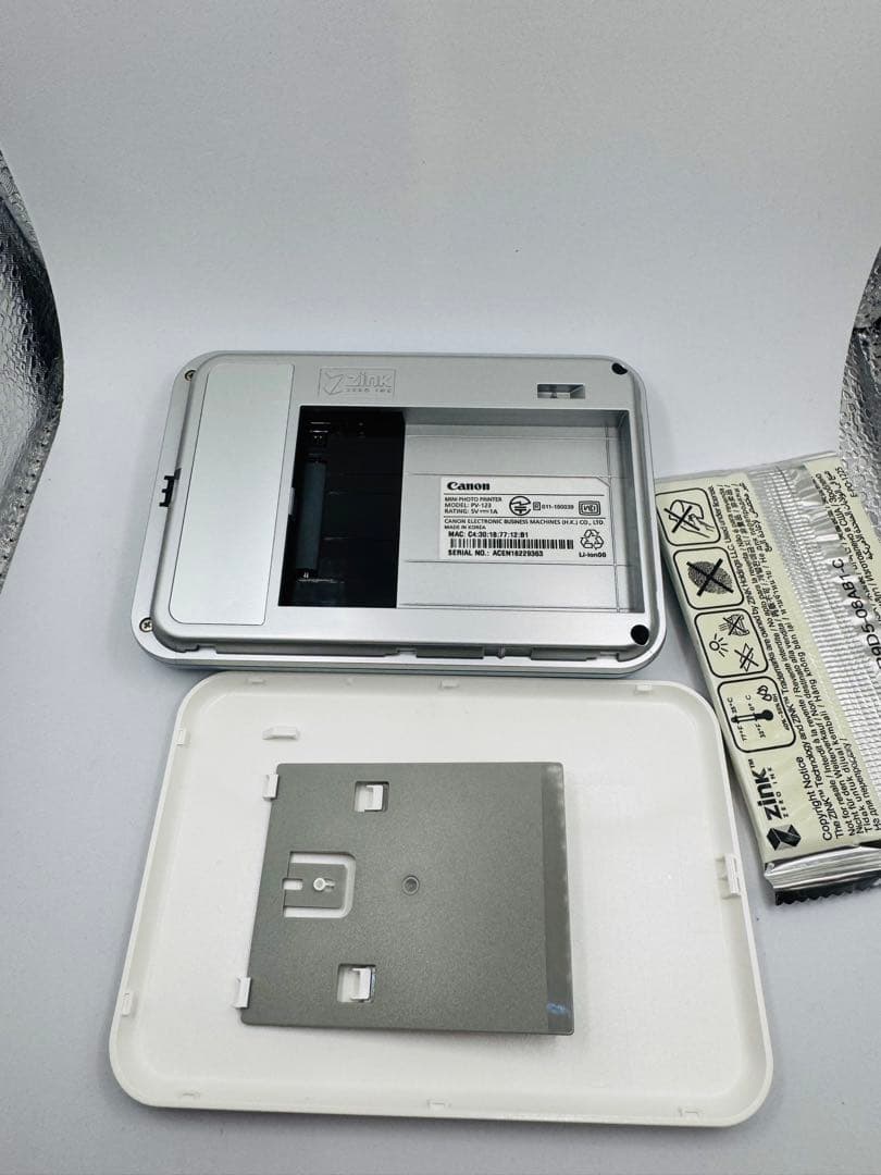 美品Canon PV-123 ミニプリンターiNSPiC