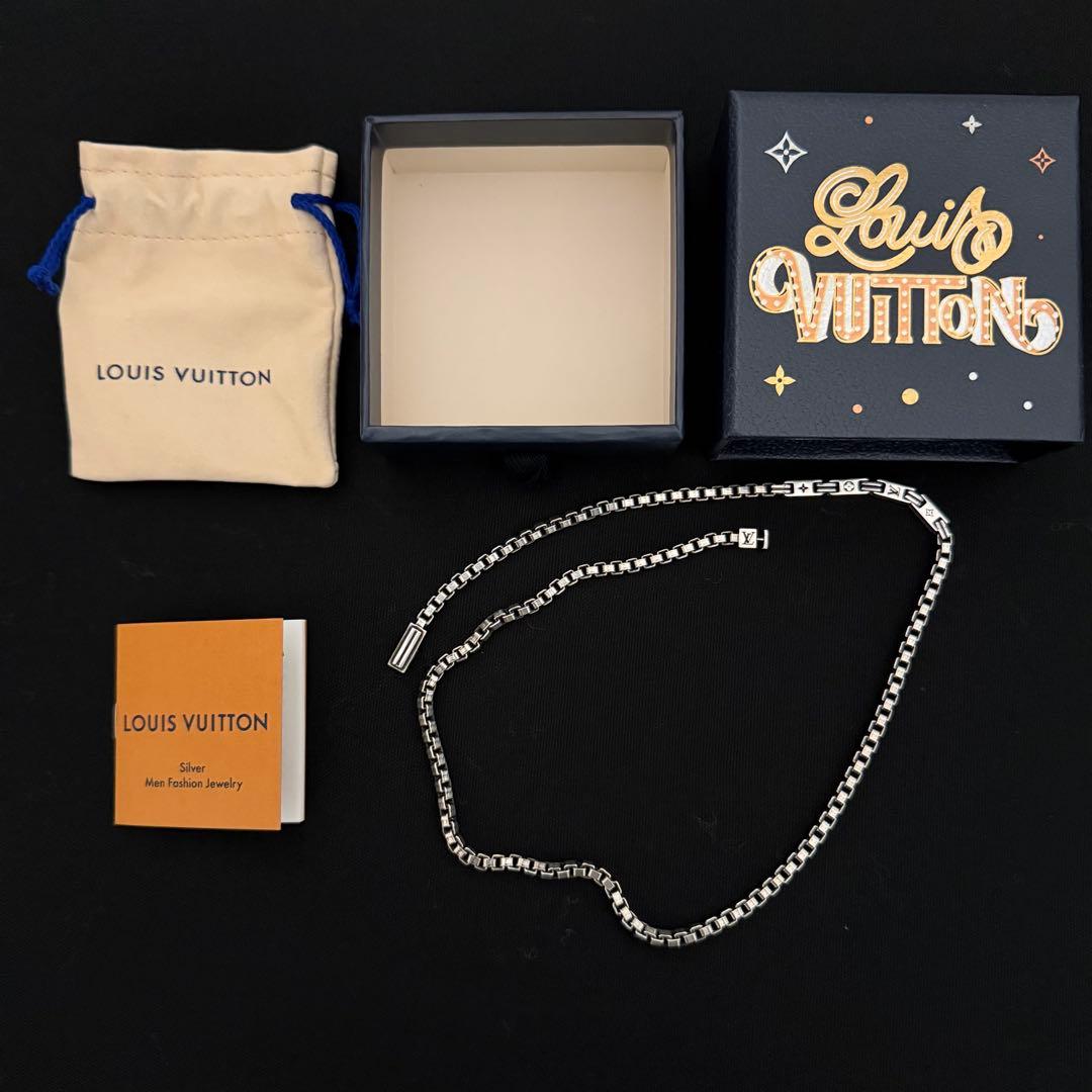 ルイ・ヴィトン ネックレス LVテーラー M02027 シルバー925