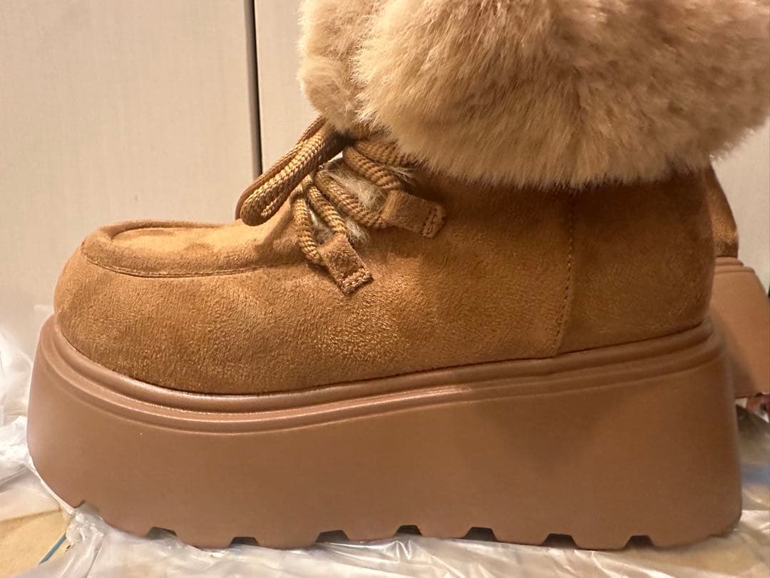 ロデオ フェイクムートンショートブーツ