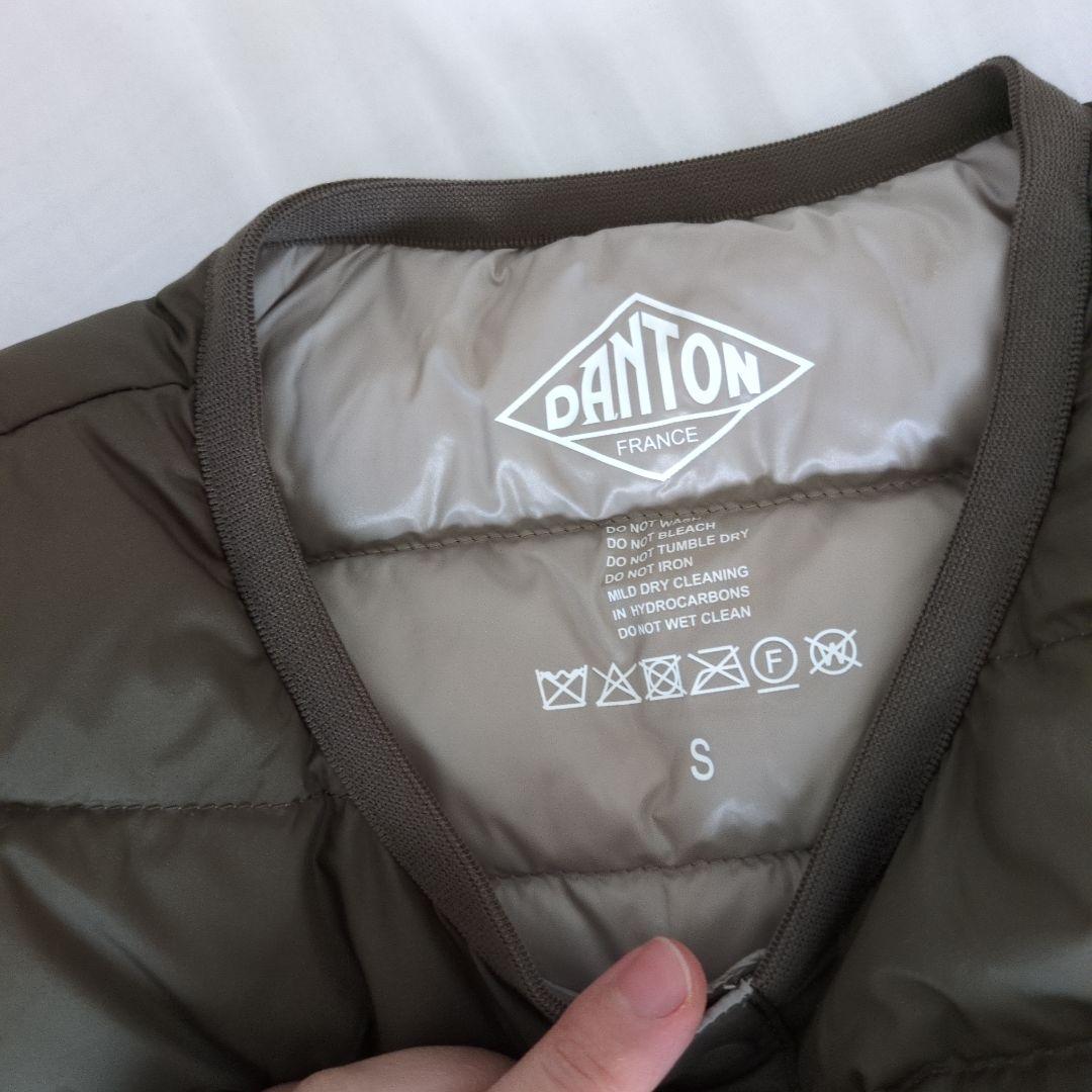 【新品】25AW DANTON インナーダウンジャケット オリーブ