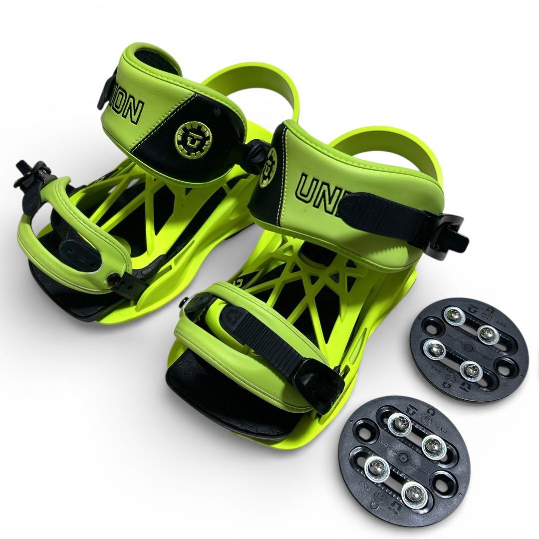 未使用 UNION CONTACT M/Lサイズ スノーボード バインディング